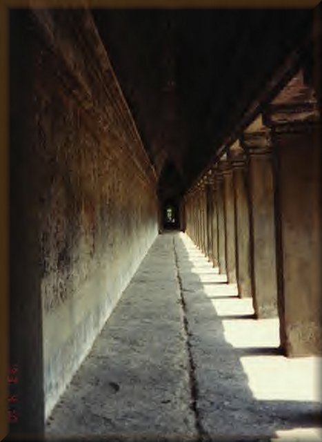 La galerie sulptée du temple principal