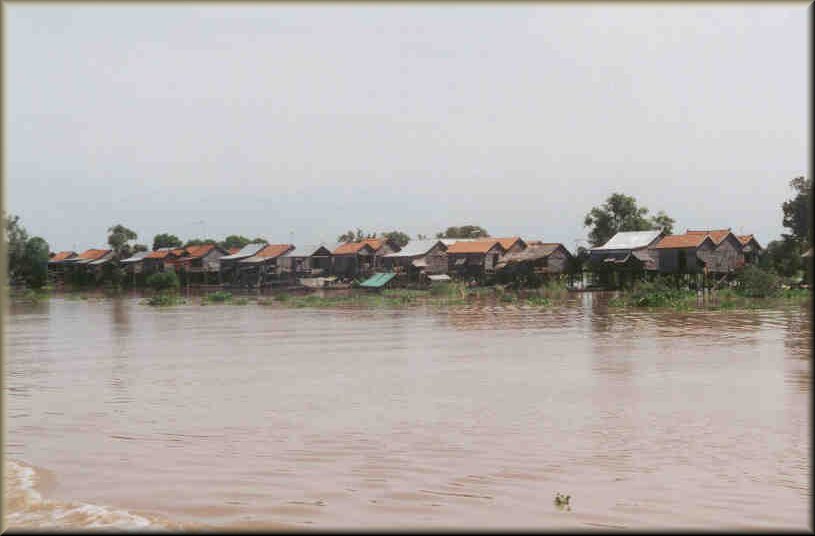 Kampong Chhnang sur la rivière Tonle Sap